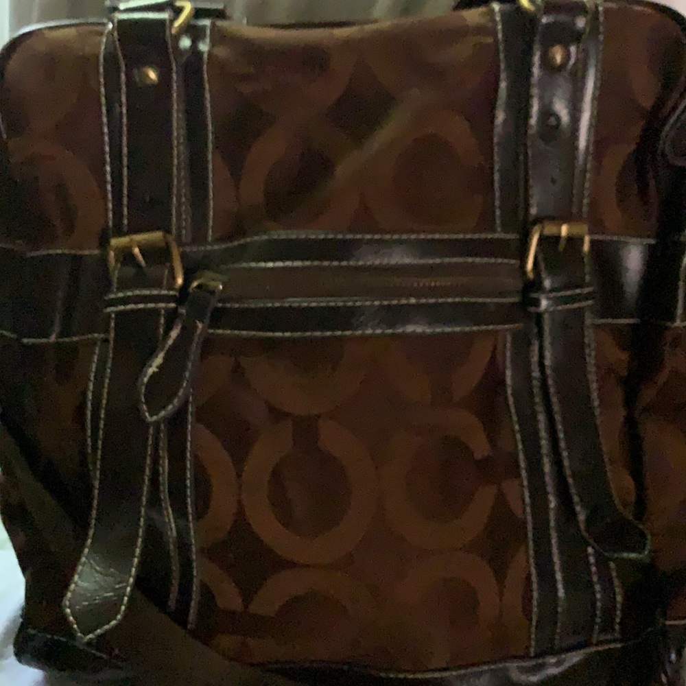 Coach brown bag